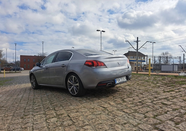 Peugeot 508 cena 62000 przebieg: 200000, rok produkcji 2017 z Gniezno małe 667